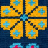 Mochila Wayuu Jardín Pixelado